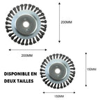 Ciaovie wire brush for round twist wheels