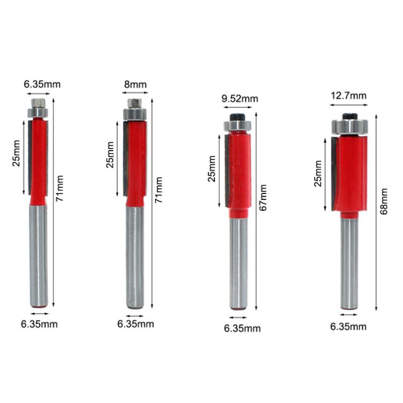 1/4'' Shaft Flat Cutter Bits