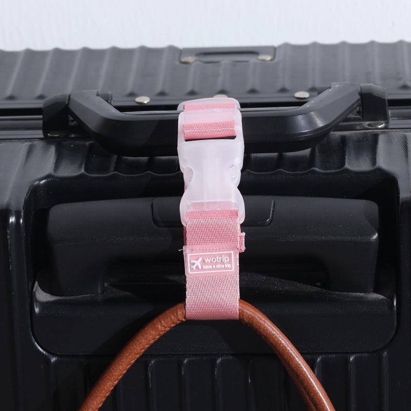 Luggage carrier clip buckle