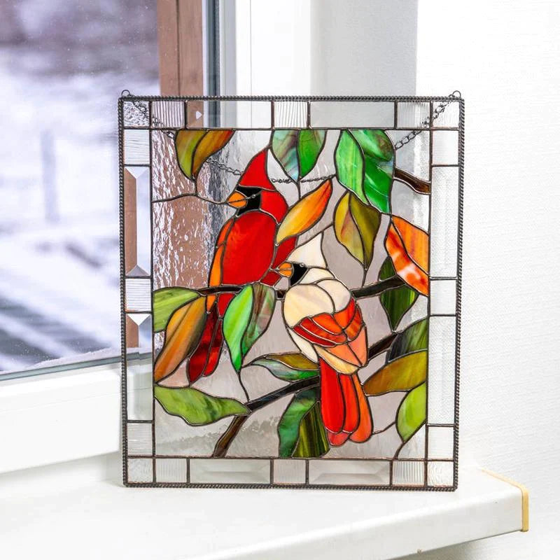 Rectangular Bird Pendant Window Decoration