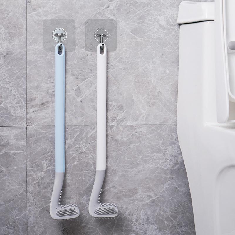 Longer Handle Flexible Silicone Golf Toilet Brush