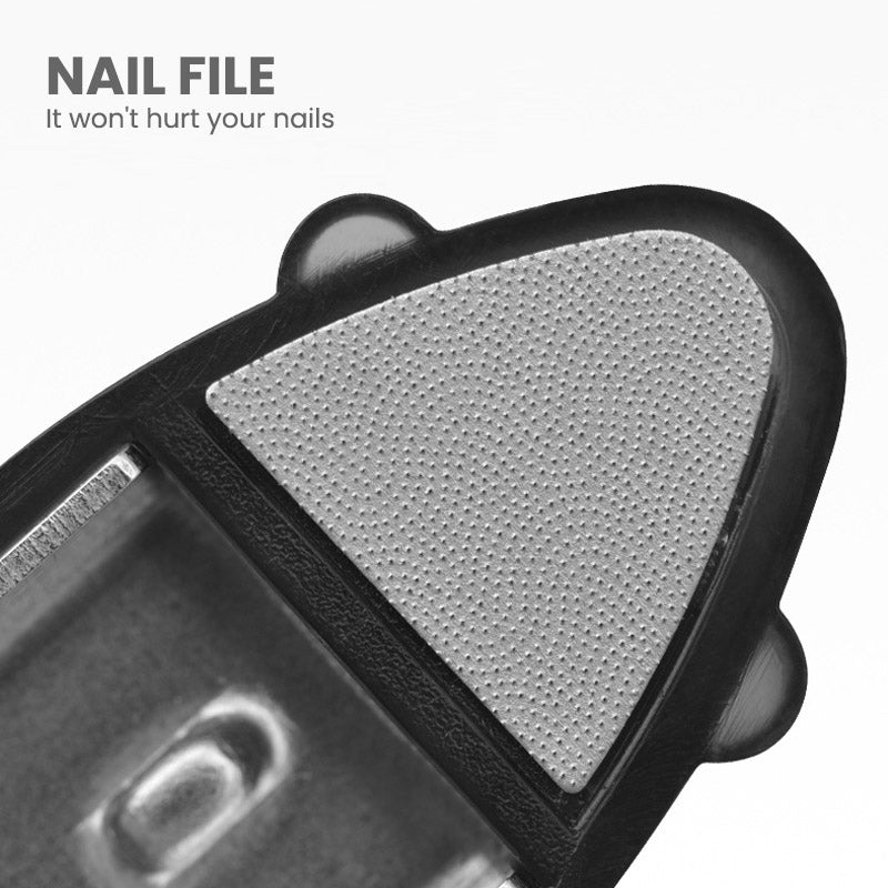 Mini foldable nail cutter with keyring