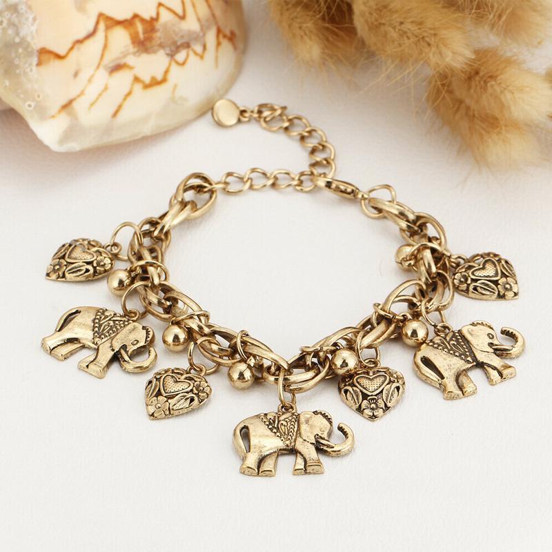 Handmade Vintage Elephant Anklet