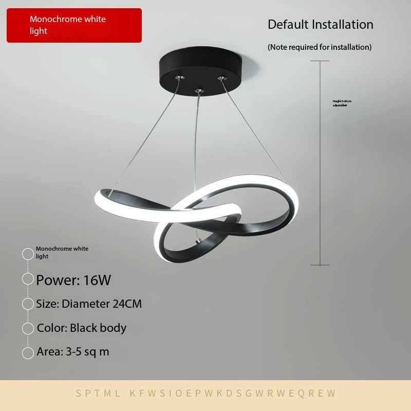 Creative Minimalist LED Mini Pendant Light for Balconies & Aisles (2 Sizes, Dimmable)