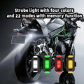 4 Colors LED Airplane Strobe Lights & USB Charging