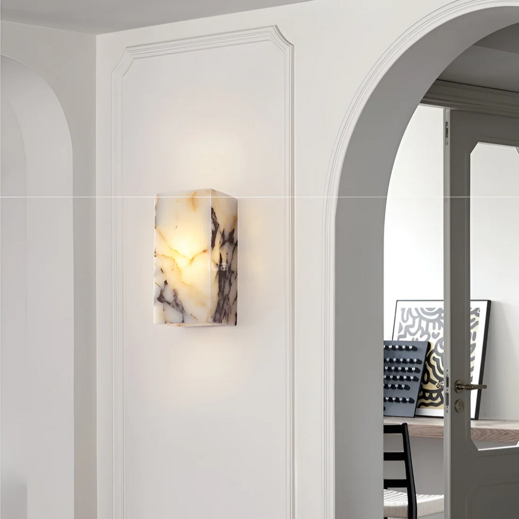 Luxury Marble Natural Stone Wall Lamp