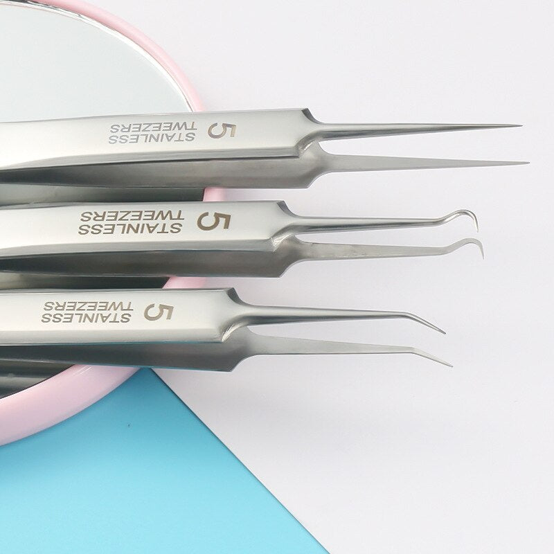 Ultra-fine impurity tweezers made of stainless steel