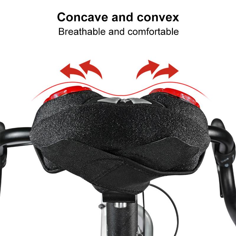 Bicycle seat cushion cover