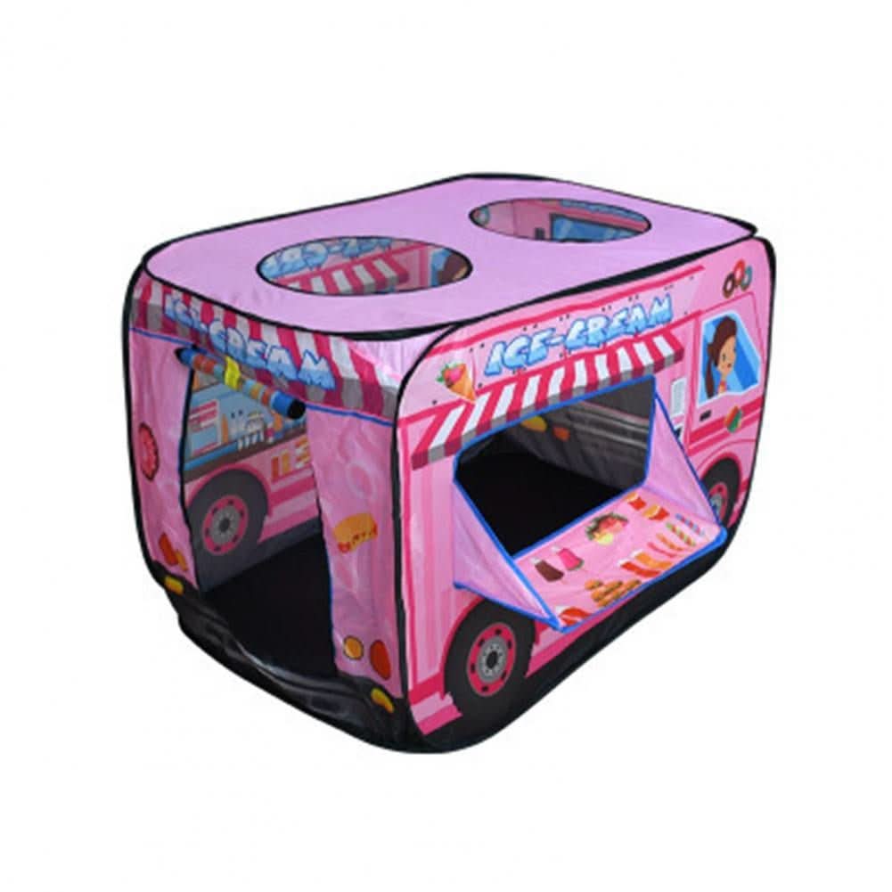 Colourful play tent for imaginative indoor adventures