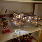 LED Wood Christmas Star Light