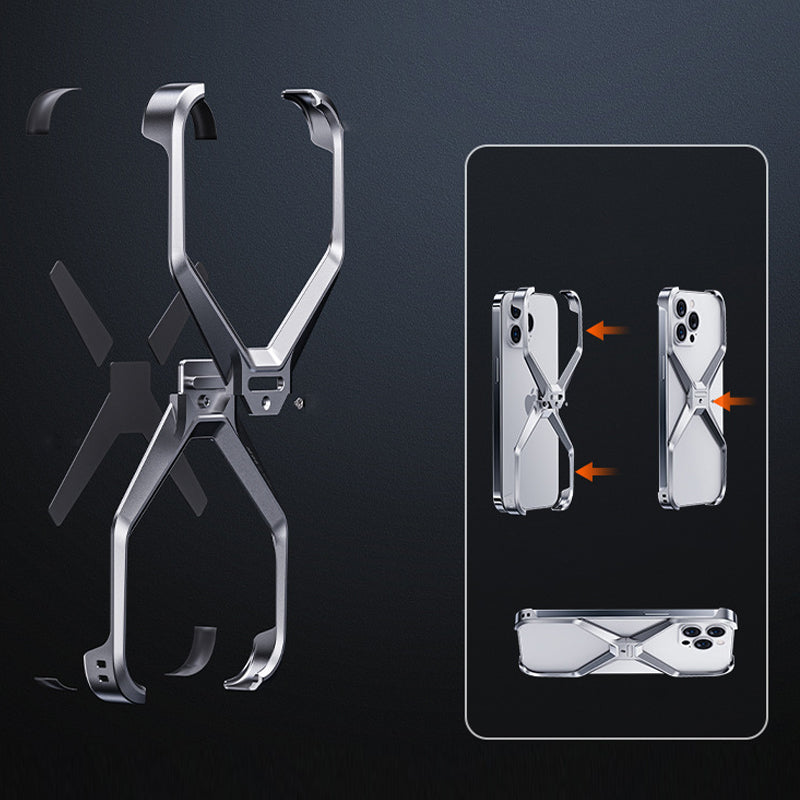Aluminum Alloy Hollow Case for iPhone