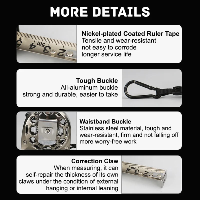 Stainless Steel Corrosion Protection Telescopic Measuring Tape