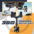 Rotatable and extendable car phone holder