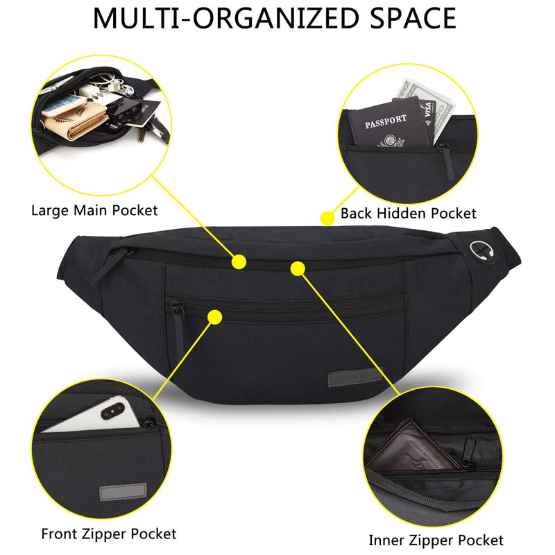Large Crossbody Waist Bag Belt Bag