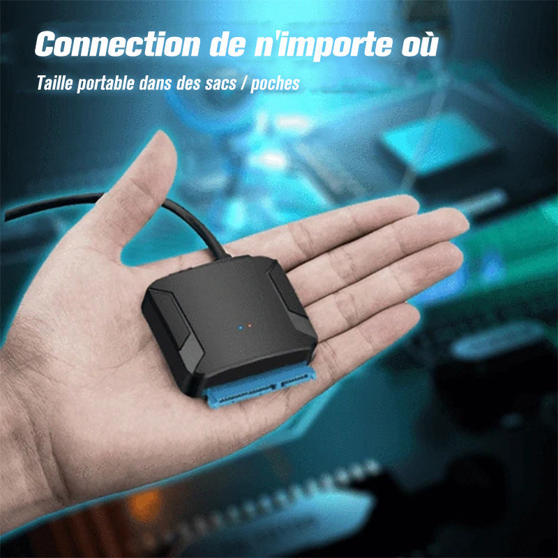 USB 3.0 to SATA III hard drive adapter