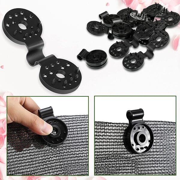 Shadow fabric plastic clips