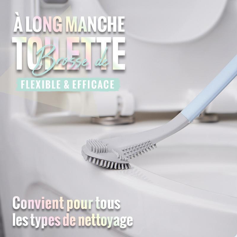 Long-handled Toilet Brush - Say goodbye to stains.