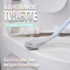 Long-handled Toilet Brush - Say goodbye to stains.