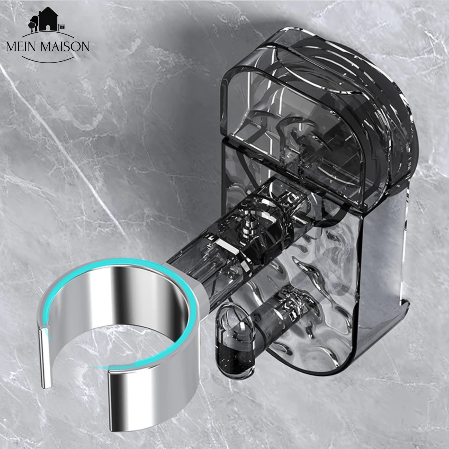 DryFix – Hair dryer practically accessible, no drilling required!