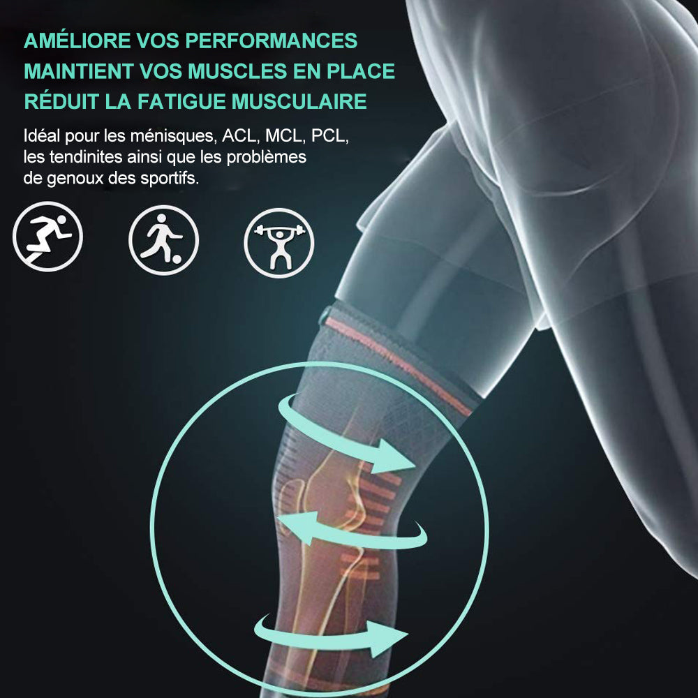 Elastic Knee Brace with Compression Effect