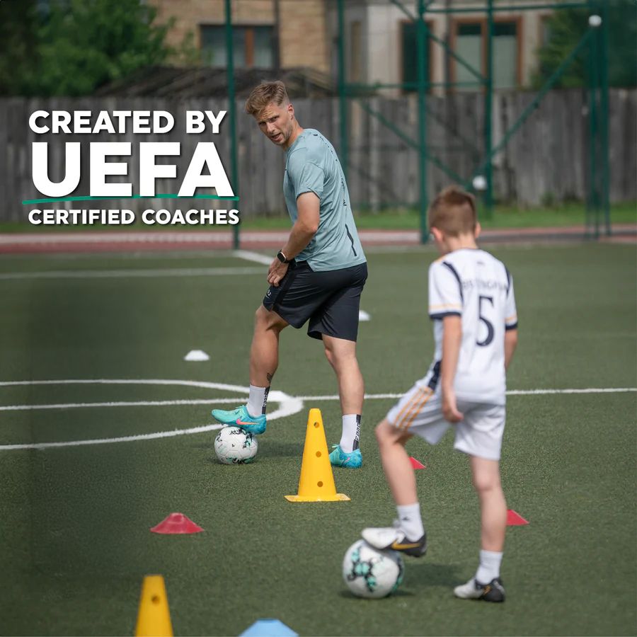 Football Pro Training Mat | Anti-Slip, 2x2m Size for Skill Enhancement and Home Training