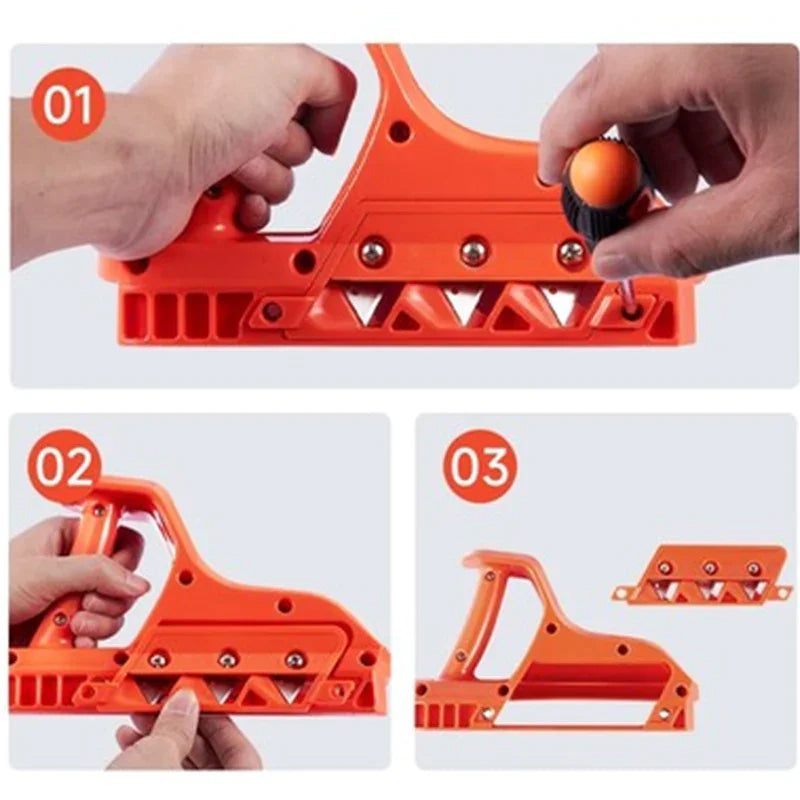 Drywall edge bevel woodworking hand tool