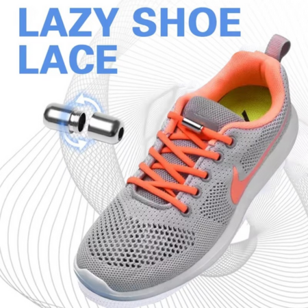 Elastic No Tie Shoelaces with Metal Lock for All Ages