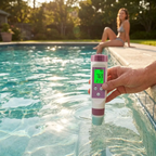 Digital Pool Tester – Measuring device for pH and chlorine for easy pH measurement in pool water