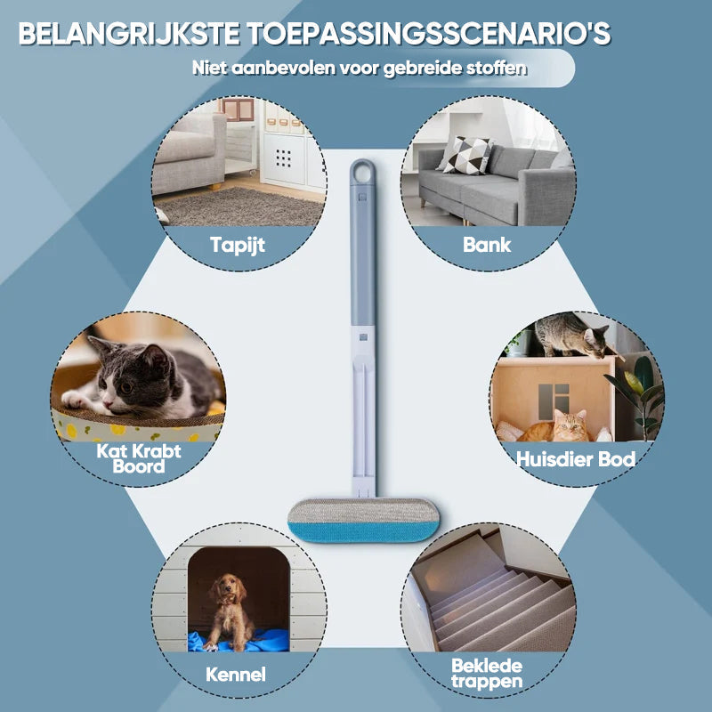 Élégance | Multifunctional brush – clean hair – dust removed – in a flash