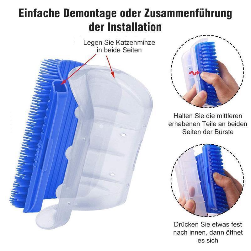 Cat self Groomer Hair removal Massage Brush