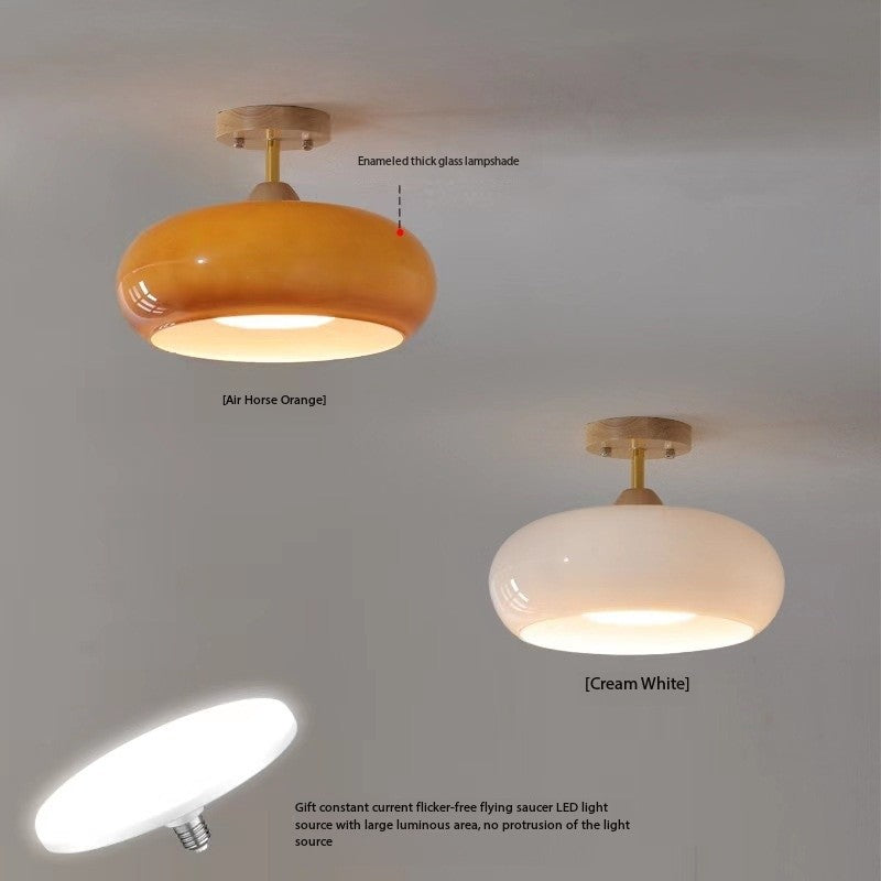 LED Nordic Persimmon Pendant Light - Natural Wood Edition