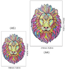 Wooden Lion Puzzle