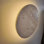 Wabi-Sabi Travertine Natural Stone Wall Light