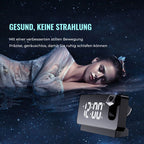Digital Projection Alarm Clock with 180-Degree Rotatable Projector