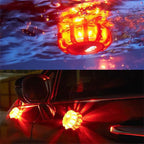 Blinking warning light with LED