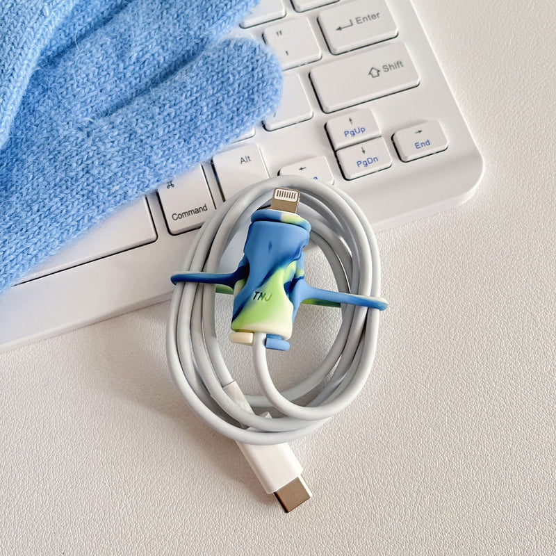 2 in 1 silicone data cable protection
