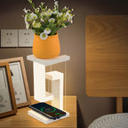 Futuristic table lamp with hovering technology