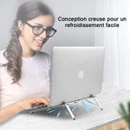 Multifunctional 3-in-1 support for laptop pad phone