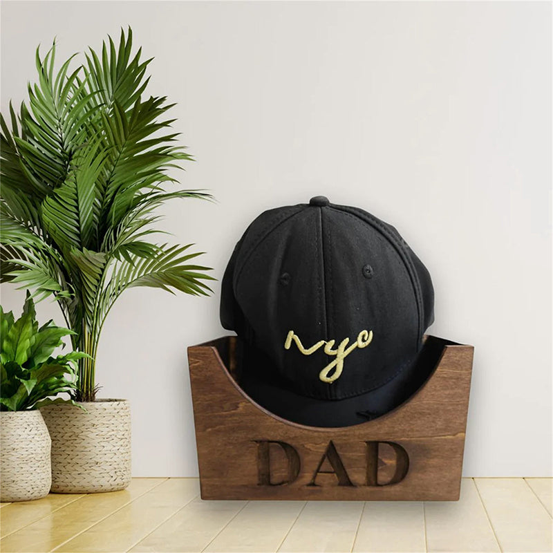 Father Wood Hat Holder