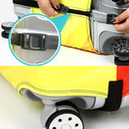 Dust cover for suitcase jacket