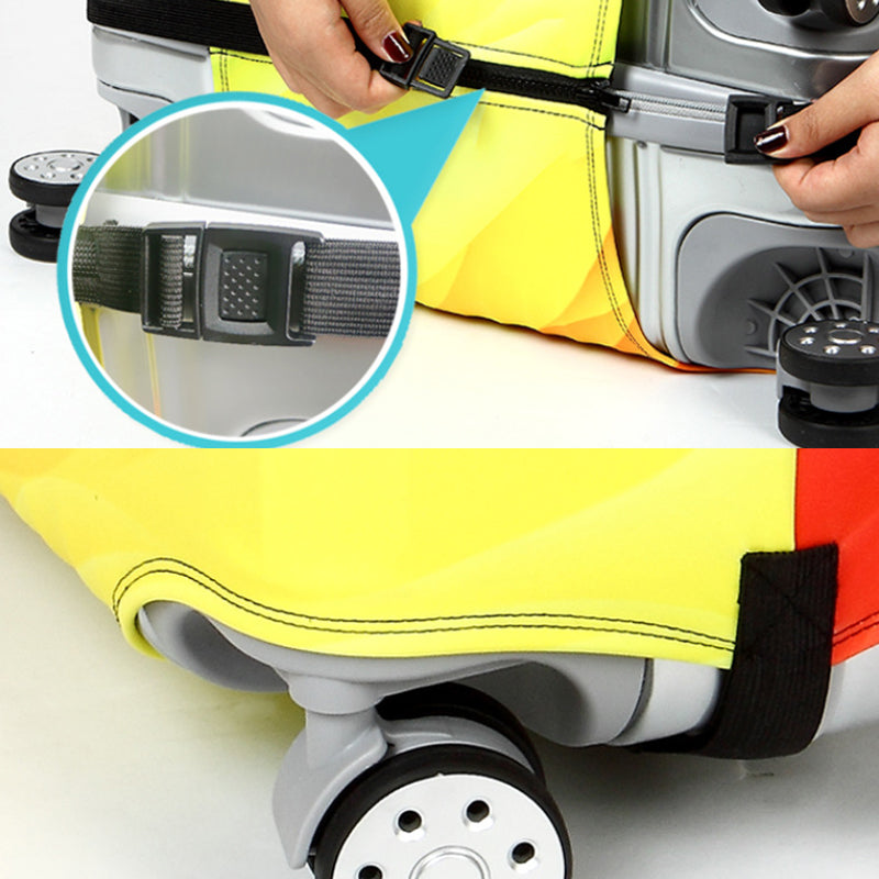 Dust cover for suitcase jacket