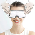 Vistella | 4D Smart Eye Massager - Air Pressure - Vibration - Heat Therapy for Eye Strain Fatigue - Sleep Improvement