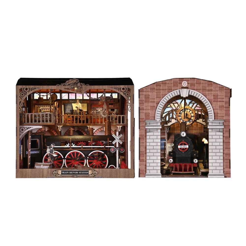 Train Repair Station DIY Book Nook Kit