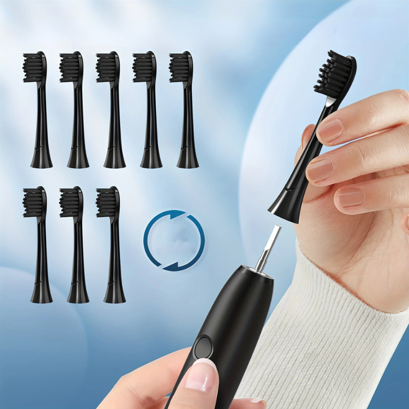 GlowSmile Sonic Toothbrush – Rechargeable with 5 Modes and 8 Brush Heads