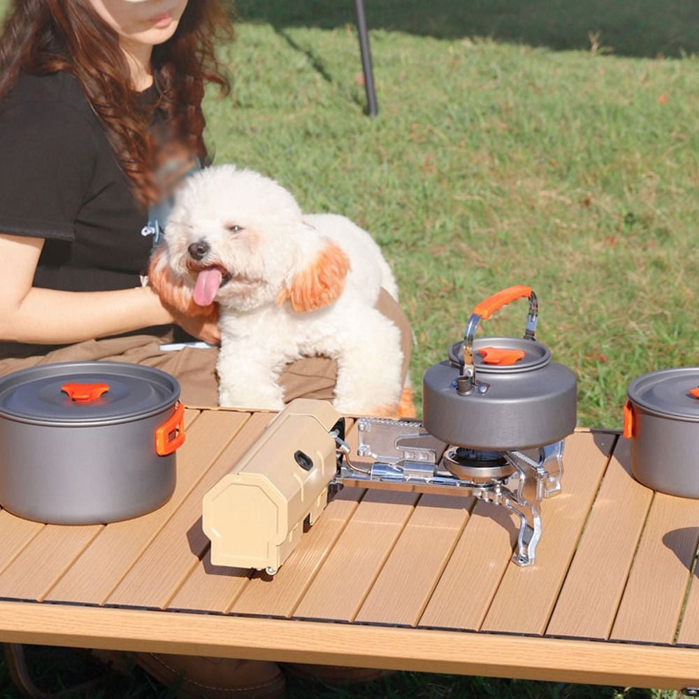 Portable Foldable Camping Gas Stove for Outdoor Cooking and Travel