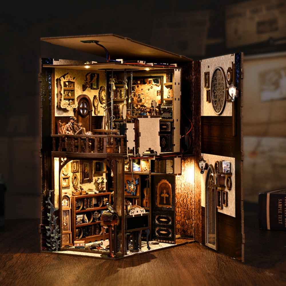 Dark Box Mystery Case DIY Book Nook Kit