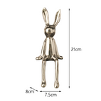 Shiny Ceramic Rabbit Figurine