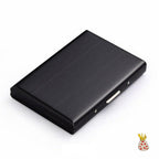 Ultral thin card case with theft and demagnetization protection