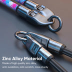 Two-in-one fast charging data cable mobile phone lanyard