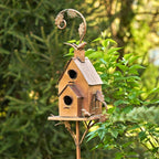 Birdhouse Garden Stakes